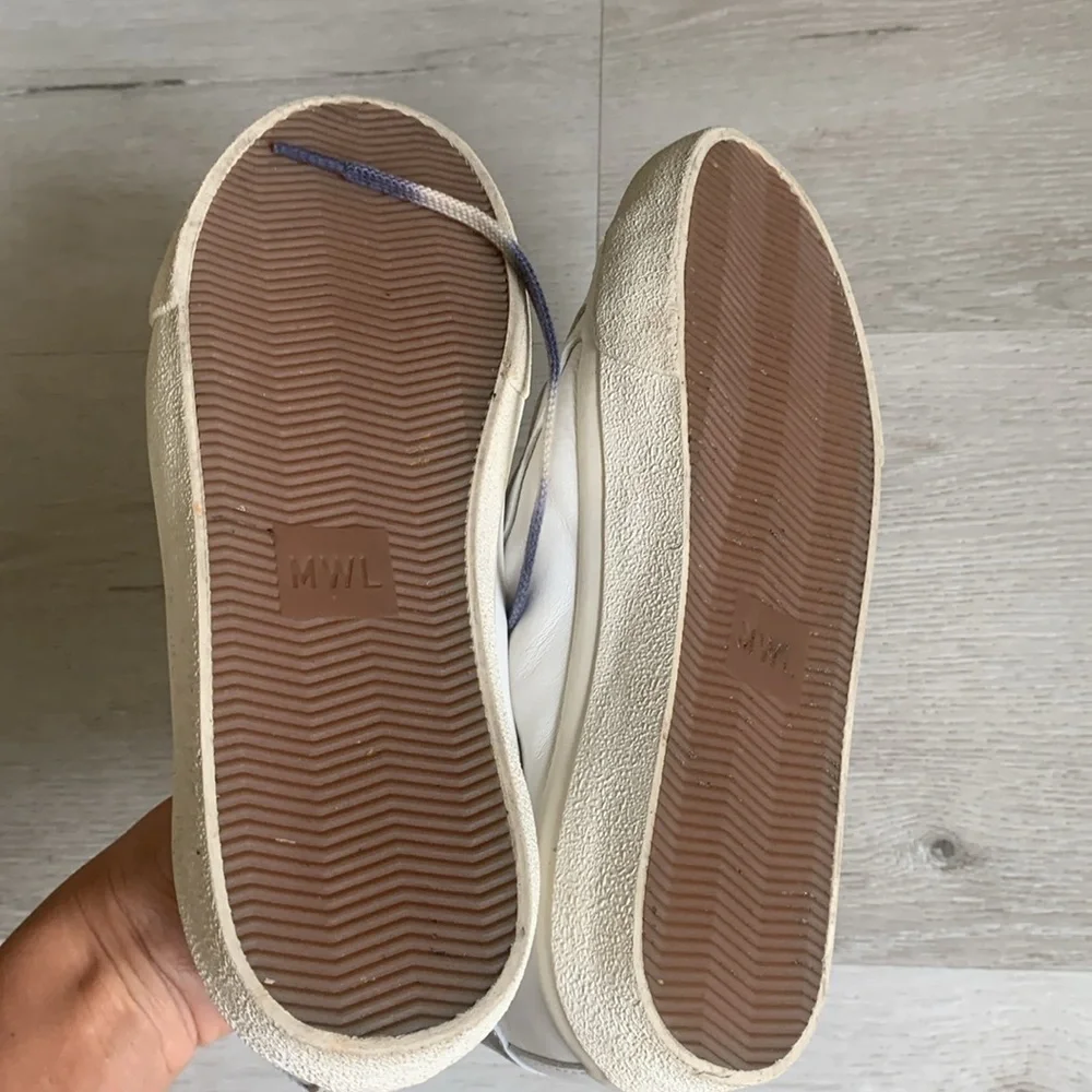 MADEWELL unisex Sidewalk Low-Top Sneakers in‎ Leather Wave Edition